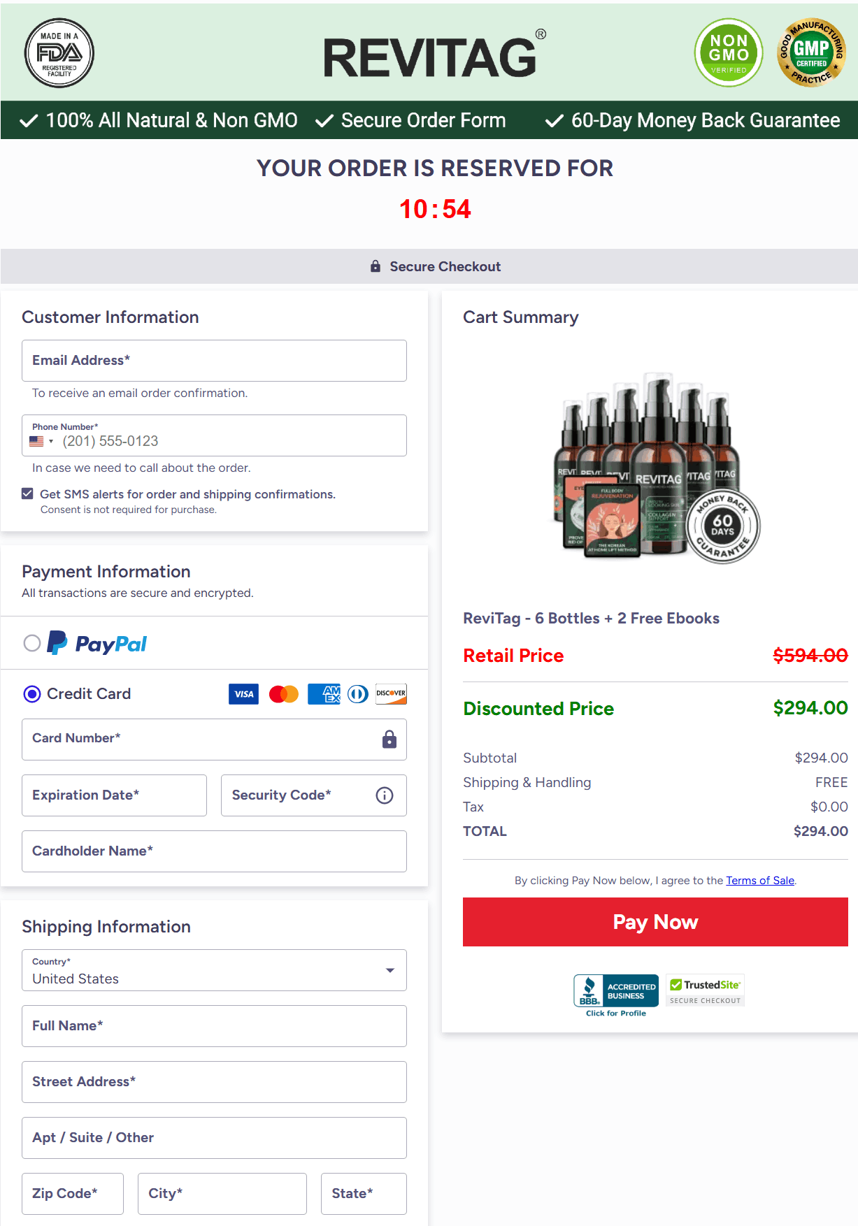 ReviTag official website  order