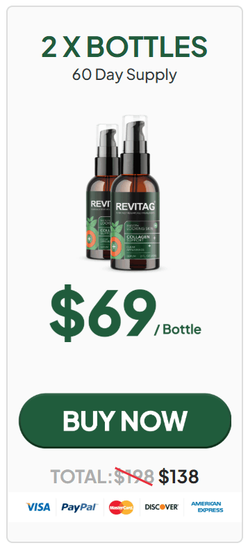 ReviTag 1 $69/bottle